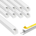 9m Kabelkanal selbstklebend + schraubbar 16 x 16 mm Installationskanal PVC weiss
