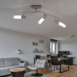 Deckenleuchte Lampe Spotleuchte Spotlampe verstellbar warmweiß LED Glas L 51,5cm