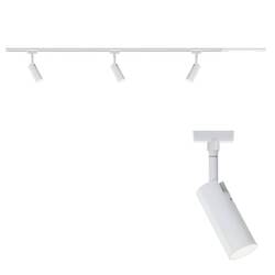Paulmann URail Set Tubo mit 3 LED Spots 1m Schiene 230V Schienensystem 3000K