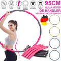 8 Teile Einstellbare Hula Hoop Reifen Schaumstoff Bauchtrainer Fitnesstraining