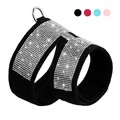 Strass Hundegeschirr Wildleder Welpen Katzen Geschirr Softgeschirr Brustges N3W2