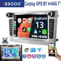 Für Opel Astra H Corsa C/D Zafira B Autoradio Carplay Android13 GPS NAVI USB CAM