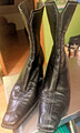 Peter Kaiser PK Stiefeletten schwarz Gr. 6,5 / 40 Echtleder weiße Ziernaht