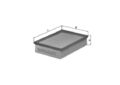 MAHLE LX 343 Luftfilter für ALPINA BMW WIESMANN