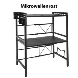 Mikrowellen Ständer Regal Mikrowellenhalterung Mikrowellenständer Organizer DE