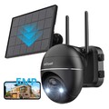 ieGeek 2K/3MP Solar Überwachungskamera Akku Außen Kamera mit 5200mA PTZ355°/120°