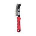 Stahldraht-Bremssattel-Drahtbürste 2-reihig, spitz KS TOOLS 201.2321
