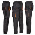 Arbeitshose Bundhose grau schwarz Multifunktion Hose Arbeitskleidung Gr.44 - 64 