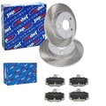 JAPKO BREMSSCHEIBEN 278mm + BELÄGE HINTEN passend für NISSAN ALMERA TINO V10