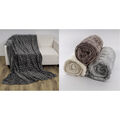 Triangeldesign Flanell Wohndecke Wolldecke Sofadecke Kuscheldecke 150x200cm