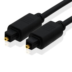 1,5m Toslink optisches digital Audio-Kabel HiFi Lichtwellenleiter LWL SPDIF 5mm
