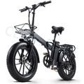 eBike Damen/Herren Elektrofahrrad 48V 18Ah E-Mountainbike 20 Zoll City ebike