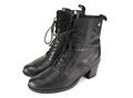 Caprice Gr.37 Uk.4 Damen Stiefel Stiefeletten Boots Winter Leder Schwarz  E 925