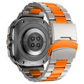 Luxus Edelstahl/Titan Metall Armband Für Samsung Galaxy Watch Ultra 47mm Ersatz
