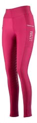 Damen Reitleggings Silikon Vollbesatz FENJA Lazura burgundy 32-46 Reithose pink