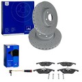 ATE BREMSSCHEIBEN + CERAMIC BELÄGE VORNE passend für MERCEDES C-KLASSE W204 S204