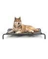 B-Ware: lionto erhöhte Hundeliege Outdoor Haustierliege (XL) 117x85 cm Grau