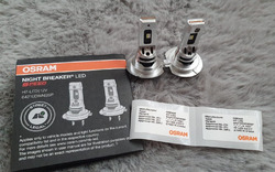 2x OSRAM H7 NIGHT BREAKER LED SPEED 6000K StVZO-Konforme 2025