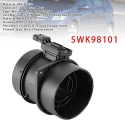 Für MERCEDES-BENZ A-KLASSE B-KLASSE NTY LUFTMASSENMESSER Passend 5WK98101 NEU