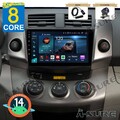4G+64G Android 14 Autoradio GPS CarPlay Bluetooth DAB+ Für Toyota RAV4 2006-2012