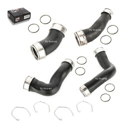 4x Turboschlauch Ladeluftschlauch Set für VW Transporter T5 Multivan V 2.5 TDI