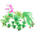  15 Pcs Pflanzenaquarium Wasserpflanzen Dekoration Künstliche