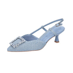 Tamaris Sling Pumps Denim TEXTILE