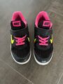 Nike Turnschuhe Sneakers Größe 32  Mädchen - schwarz-pink neongelb