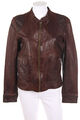 NAF NAF Real Leather Jacket F 40 = D 38 brown