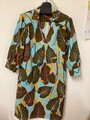 Cinque, Kleid, Türkis Braun, Gr. 38, Wie Neu 