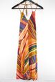 Lascana Damen Kleid Gr. 40 Oberteil Mehrfarbig Viskose #BL-27