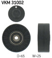 SKF VKM 31002 Umlenk-/Führungsrolle, Keilrippenriemen für AUDI,SEAT,SKODA,VW
