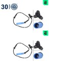 2x Sensor für Raddrehzahl OPTIMAL 06-S006 2 Sensor Raddrehzahl für BMW