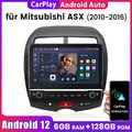 4G Für Mitsubishi ASX Android 13 autoradio Navi GPS DAB+ USB 2010-2016 6+128
