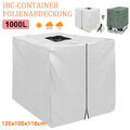 IBC 1000L Container Behälter Wassertank Abdeckplane Thermohülle Schutzhaube 210D