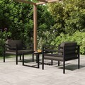Gartenmöbel Aluminium Anthrazit Sofa Bank Gartensofa Mehrere Auswahl vidaXL