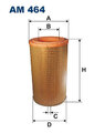 FILTRON AM464 Luftfilter für DAF 65 75 85 CF DB SB TB GG170-XF315M 01.85-