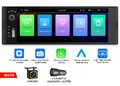 6,36" IPS Touchscreen 1 DIN Autoradio wireless Android Auto CarPlay Audio Navi