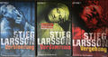 3x Stieg Larsson VERBLENDUNG, VERDAMMNIS und VERGEBUNG Millenium Trilogie 