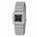 REGENT Uhr La Donna! LD1115 eckige Damen Armbanduhr silber-farbig