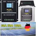 100A MPPT Solar Laderegler Ladegerät Controller Panel Regler 12V-48V Solarladere