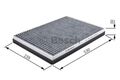 BOSCH 1 987 432 425 Innenraumfilter Filter Pollenfilter für LAND ROVER BMW