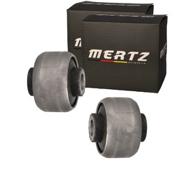 2X MERTZ QUERLENKERLAGER BUCHSE INNEN UNTEN VORNE BEIDSEITIG PASSEND FÜR AUDI