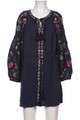 ZARA Kleid Damen Dress Damenkleid Gr. S Baumwolle Leinen Marineblau #m50tnb2