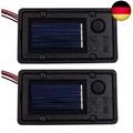ULEMONDEE 2/4 Stück, Batterie-Box Solar-Laterne, Ersatz-Lampen, für den A
