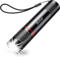 LED Taschenlampe Aufladbar, Superhelle Zoombare 2000 Lumen Mini Torch mit 4 Lich
