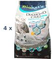 (EUR 1,58 /L) Biokat‘s Diamond Care MultiCat Fresh Katzenstreu Aktivkohle 4x 8 l
