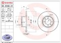 2x BREMBO Bremsscheibe 08.2559.24 für LADA
