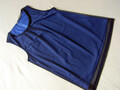 Top von Esprit, Gr. S, Mesh dunkelblau/Jersey blau, neu & ungetragen