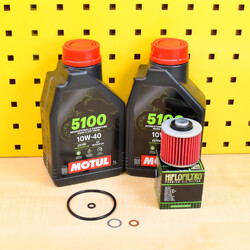 Set Ölfilter Dichtungen Motul 5100 10w40 Für: Yamaha YFM 700 R Raptor ab 06